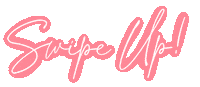 Pink Swipe Up Sticker