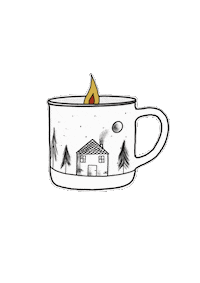 Coffee Winter Sticker by Cera una Bolla
