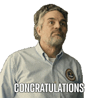 Mark Ruffalo Congrats Sticker by HBO Max