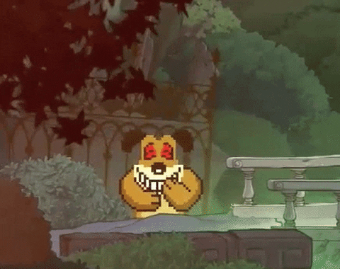 rise and shine dog GIF by Adult Swim Games