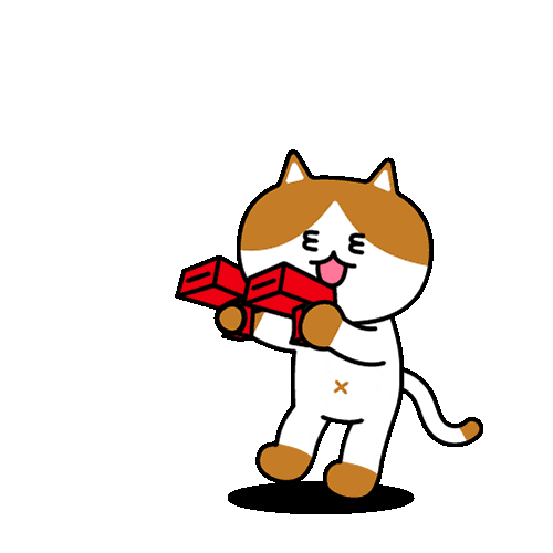 Cat Money Sticker by 궁디팡팡 캣페스타