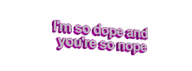 pink dope Sticker by AnimatedText