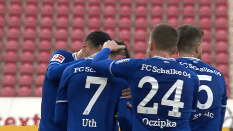 Celebration Goal GIF by FC Schalke 04