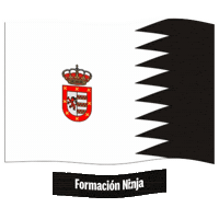 Las Palmas Flag Sticker by Formación Ninja