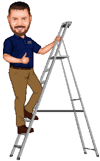 Chi Ladder Sticker by Capitol Home Inspections