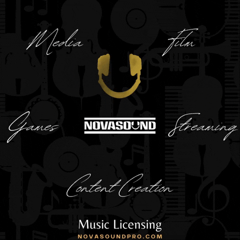 Music Note Gold GIF by Nova Sound