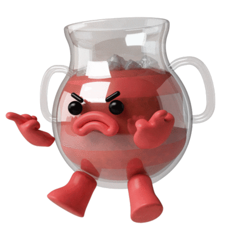 Angry Kool Aid Sticker