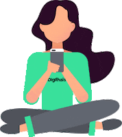 digithals hair marketing digital marketing digital Sticker