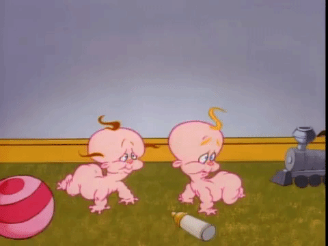 nicksplat ren and timpy GIF