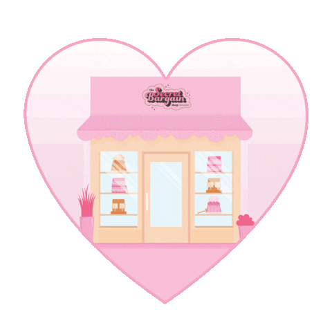 SecretBargainShop heart sbs secretbargainshop secret bargain shop Sticker