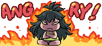 Angry Lemon Sticker by Jin