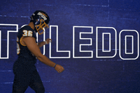 Punt Toledo Football GIF by Toledo Rockets