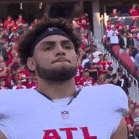 Locked In Smh GIF by Atlanta Falcons