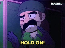 Scared Hold On GIF by Mashed