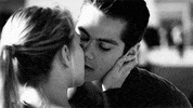 black and white love GIF