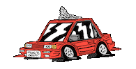 new york car Sticker by Fool's Gold Records