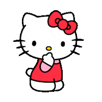 Hello Kitty Sticker by Sanrio Korea