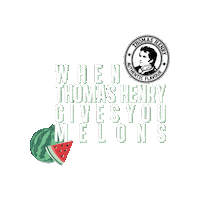 Cheers Watermelon Sticker by Thomas Henry