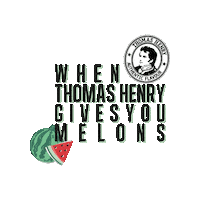 Cheers Watermelon Sticker by Thomas Henry