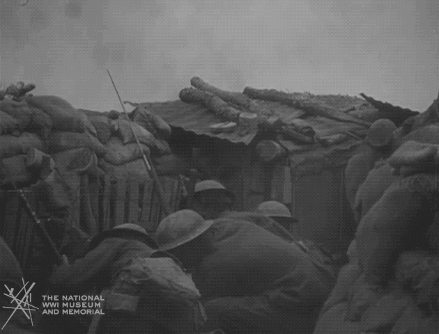 NationalWWIMuseum giphyupload black and white military footage GIF