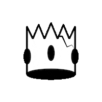 Spin Crown Sticker by brandneo