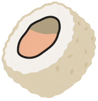 Sushi Eating Sticker