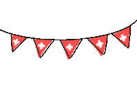 1 August Sticker by Nadine Chaignat