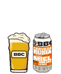 bbccerveceria bbc cerveza miel cervezaartesanal Sticker