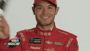 kyle larson hello GIF by NASCAR on NBC