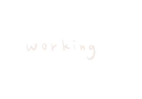Text Working Sticker