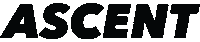 AscentBikes sports logo black cycling Sticker