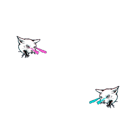 Frequency Festival Laser Cat Sticker by FM4 FREQUENCY