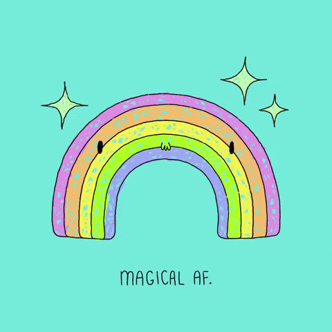 Happy Rainbow GIF