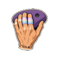 Hand Tape Sticker by KletterRetter