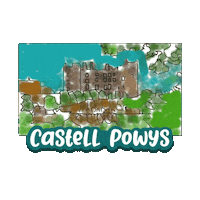 Powys Castle Sticker