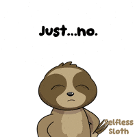 Sloth No GIF by VeeFriends