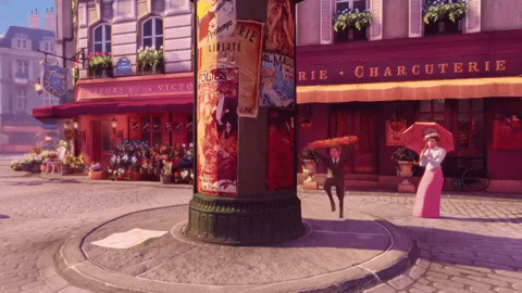 shatteredavenger giphyupload bioshock infinite baguette boy GIF