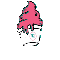 32Belowfroyo happy idaho cda froyo Sticker