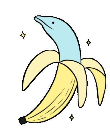 beach banana Sticker
