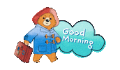 Good Morning Work Sticker by Paddington Bear