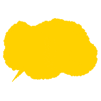 Asmasonia yellow background bubble callout Sticker
