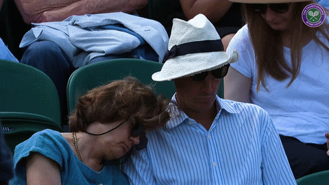 tired nap GIF by Wimbledon