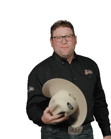 Hat Trick Thank You Sticker by Justin Boots