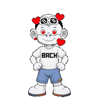 Im Back Sticker by Zhot