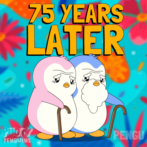 Getting Old Still Waiting GIF by Pudgy Penguins