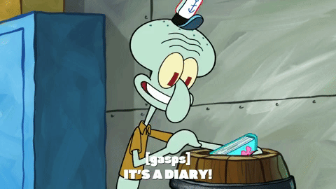 season 9 little yellow book GIF by SpongeBob SquarePants