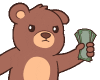 Give It To Me Money Sticker by BEARISH