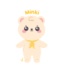 iWhiteKoreaOfficial hello skincare bear korean Sticker