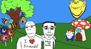 Gnome I Love Friends GIF