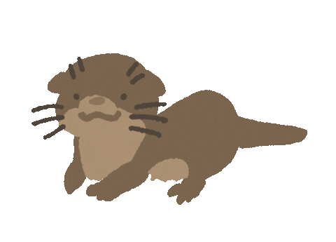 Otter Sticker
